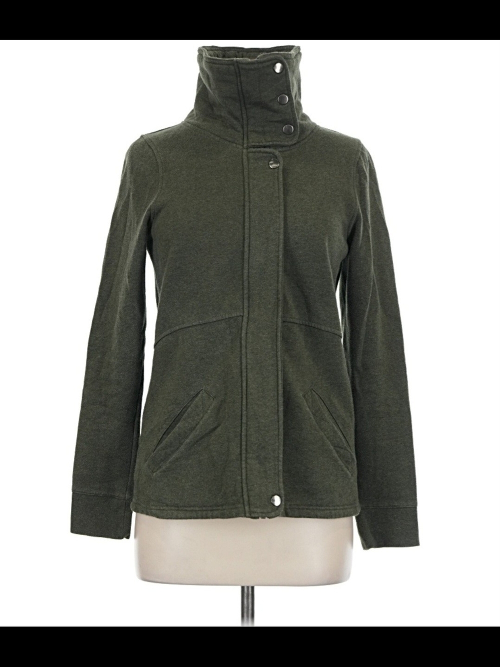 Eddie Bauer Olive Green Zip Up Jacket